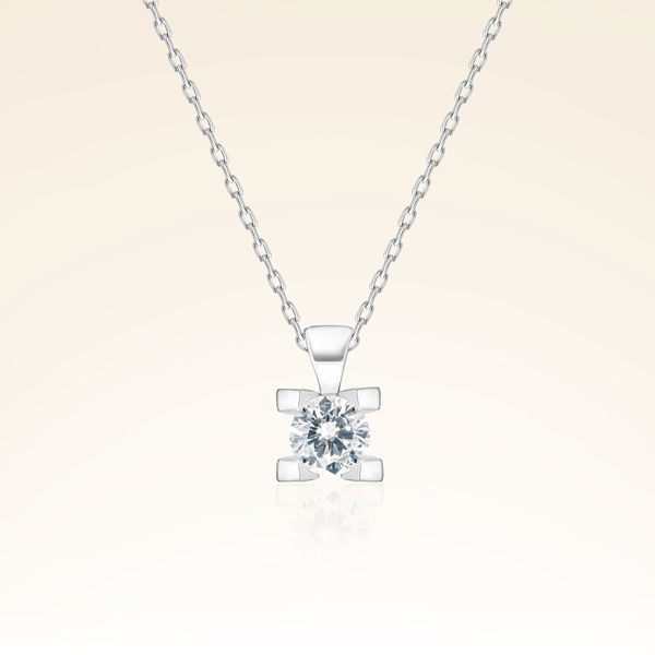 0,30 Karat Tektaş Pırlanta Kolye - Pare Pırlanta