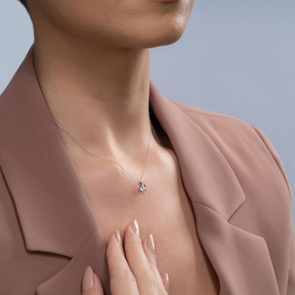 0,30 Karat Tektaş Pırlanta Kolye - Pare Pırlanta