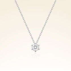 0,10 Karat Pırlanta Tektaş Kolye - 1