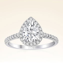 1,25 Karat Pırlanta Topaz Yüzük - PR01576 - 1