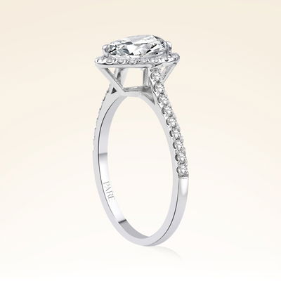 1,25 Karat Pırlanta Topaz Yüzük - Pare Pırlanta