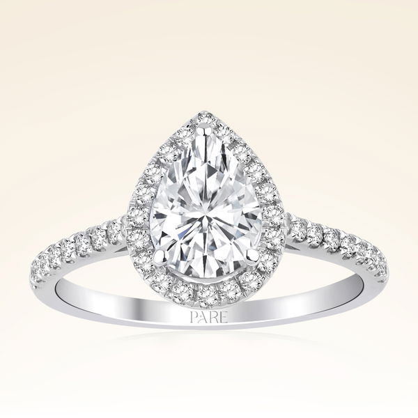 1,25 Karat Pırlanta Topaz Yüzük - Pare Pırlanta