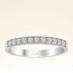 0,24 Karat Pırlanta Yarımtur Yüzük - PR01307 - 1