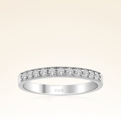 0,24 Karat Pırlanta Yarımtur Yüzük - 1