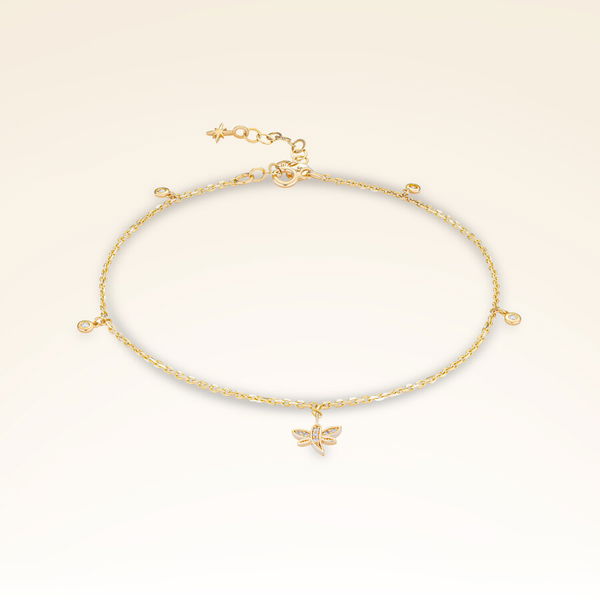 0,07 Karat Pırlanta Yusufçuk Halhal - Pare Pırlanta