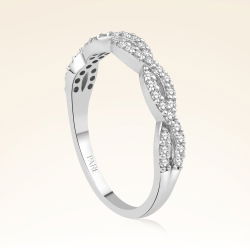 0,25 Karat Pırlantalı Sonsuzluk Yüzük - 2