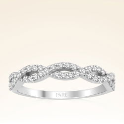 0,25 Karat Pırlantalı Sonsuzluk Yüzük - 1