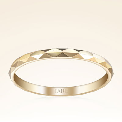 Prizma Erkek Alyans - Pare Pırlanta