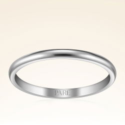Sade İnce Düz 2 mm Erkek Alyans - PRA0005-E - 2