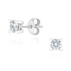 0,60 Karat Tektaş Pırlanta Küpe - PR00507 - 1