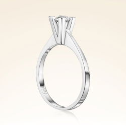 D Renk 0,30 Karat HRD Sertifikalı Tektaş Pırlanta Yüzük - 2