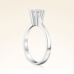 G Renk 0,40 Karat HRD Sertifikalı Tektaş Pırlanta Yüzük - 2