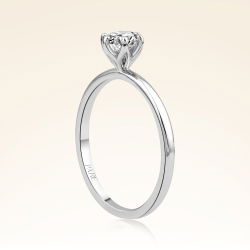 G Renk 0,40 Karat HRD Sertifikalı Tektaş Pırlanta Yüzük - 2