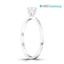 E Renk 0,30 Karat HRD Sertifikalı Tektaş Pırlanta Yüzük - PR01157-H38 - 2