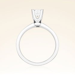 G Renk 0,50 Karat HRD Sertifikalı Tektaş Pırlanta Yüzük - 3