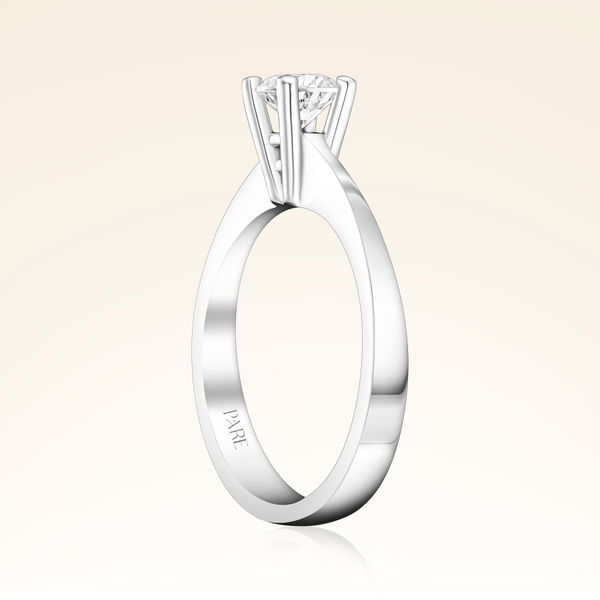 G Renk 0,50 Karat HRD Sertifikalı Tektaş Pırlanta Yüzük - Pare Pırlanta