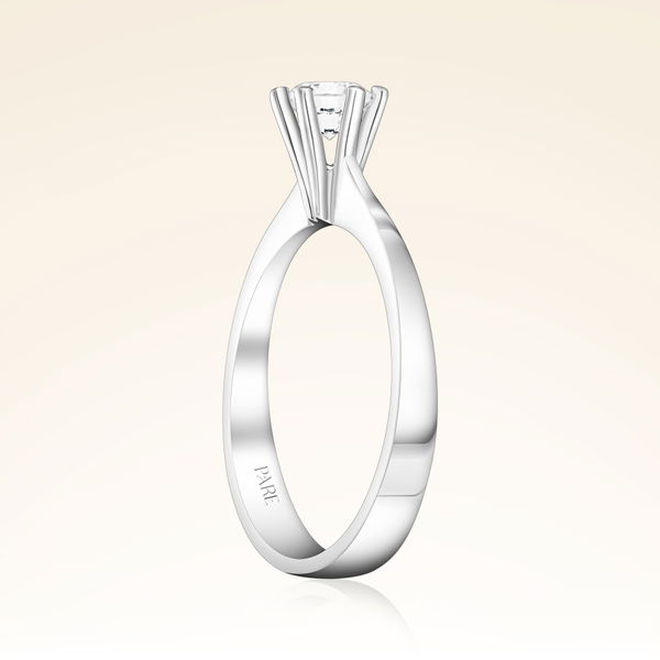 G Renk 0,40 Karat HRD Sertifikalı Tektaş Pırlanta Yüzük - Pare Pırlanta