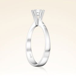 G Renk 0,40 Karat HRD Sertifikalı Tektaş Pırlanta Yüzük - 2