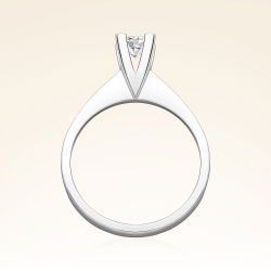 D Renk 0,30 Karat HRD Sertifikalı Tektaş Pırlanta Yüzük - 3