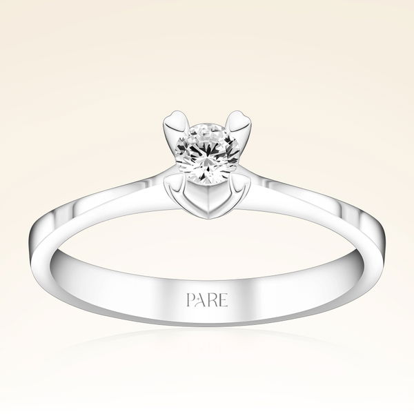 0,20 Karat Tektaş Pırlanta Yüzük - Pare Pırlanta