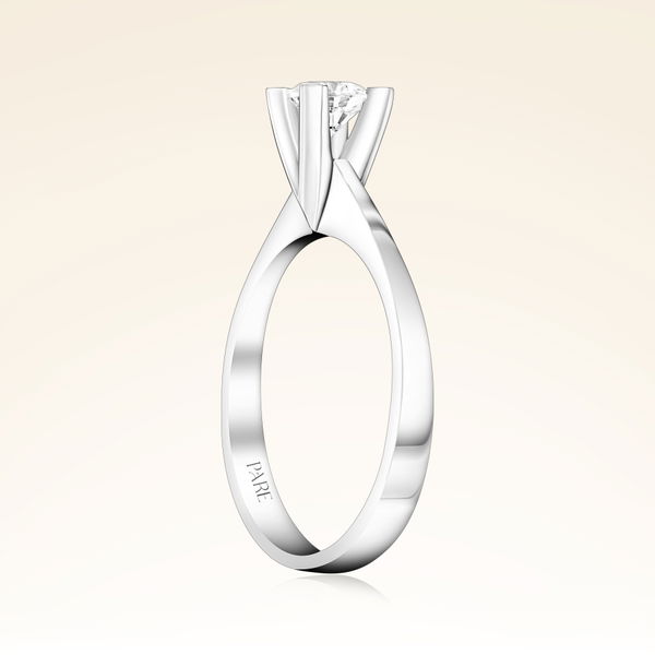 G Renk 0,40 Karat HRD Sertifikalı Tektaş Pırlanta Yüzük - Pare Pırlanta