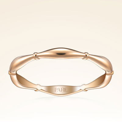 Vintage İnce Kemik Kadın Alyans - Pare Pırlanta