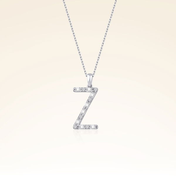 Z Harf Pırlanta Kolye - Pare Pırlanta